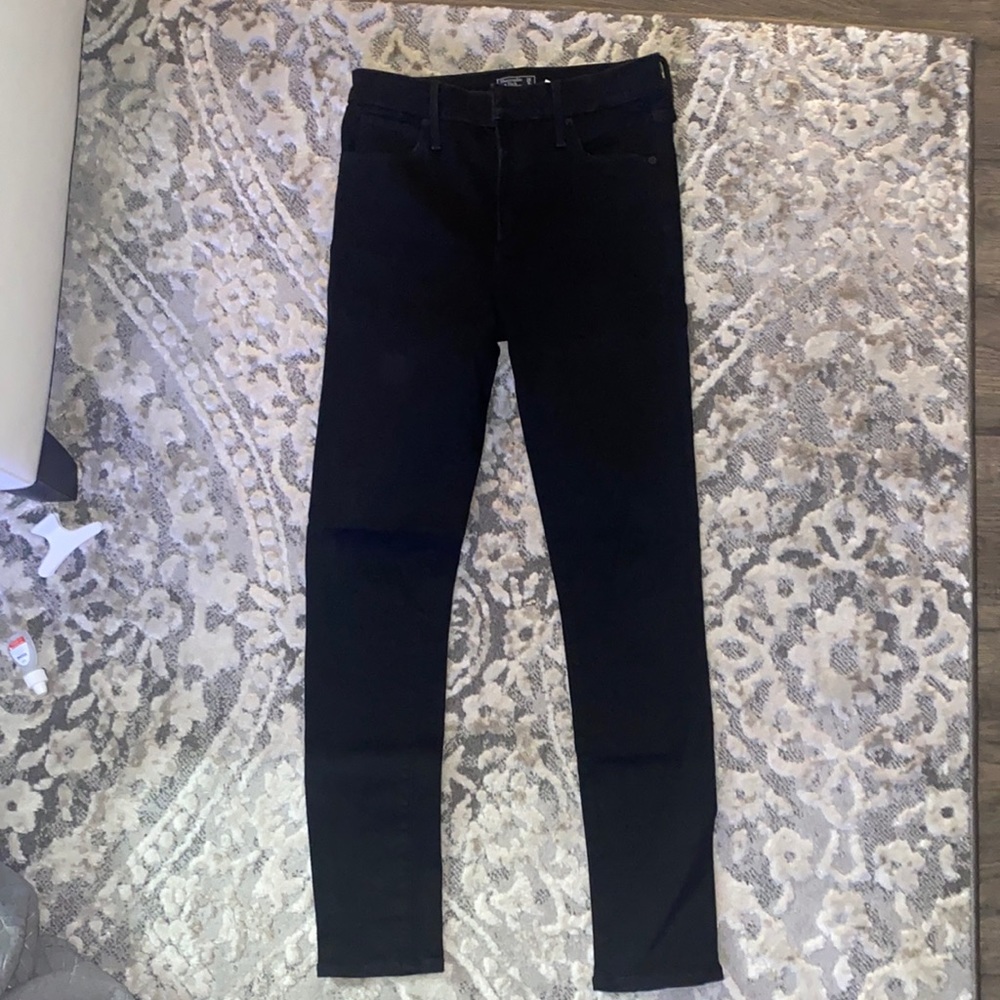 BLACK ABERCROMBIE AND FITCH JEAN